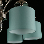 Люстра потолочная Nikoletta с бирюзовым плафоном варинант исполнения - 3 | Loft Concept в Ижевске