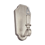 Бра серебрянного цвета с лампой в виде свечи на изогнутой ножке Feiss варинант исполнения - 1 | Loft Concept в Ижевске