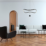 Подвесной светильник волнообразной формы LED 35W 3000K Infinity варинант исполнения - 3 | Loft Concept в Ижевске