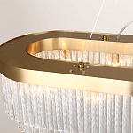 Люстра подвесная овальная со стеклянными трубками Nembus варинант исполнения - 2 | Loft Concept в Ижевске