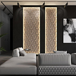 Гипсовая 3D панель с принтографией PM-50 варинант исполнения - 5 | Loft Concept в Ижевске