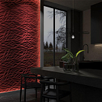 Гипсовая 3D панель с принтографией PM-40 варинант исполнения - 1 | Loft Concept в Ижевске