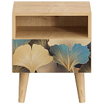 Прикроватная тумба с изображением на ящике Elise Nightstand варинант исполнения - 8 | Loft Concept в Ижевске