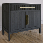 Буфет Primo с двумя ящиками и двумя фасадами Черный дуб варинант исполнения - 3 | Loft Concept в Ижевске