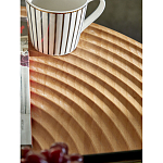 Журнальный столик с круглой фактурной столешницей из натурального дерева Vortex варинант исполнения - 5 | Loft Concept в Ижевске