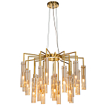 Люстра со стеклянными цилиндрическими плафонами Luminous Cylinders Amber варинант исполнения - 5 | Loft Concept в Ижевске