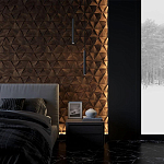 Гипсовая 3D панель с принтографией PM-50 варинант исполнения - 3 | Loft Concept в Ижевске