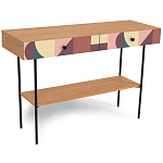 Консоль с принтом на ящиках Elise Console Table варинант исполнения - 16 | Loft Concept в Ижевске