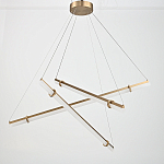 Светодиодная люстра Trumpet Tube Brass 107 варинант исполнения - 4 | Loft Concept в Ижевске