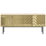 Длинная тумба с зеркальным декором Serena варинант исполнения - 2 | Loft Concept в Ижевске