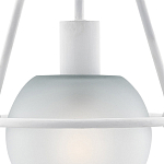 Бра белое с матовым стеклянным плафоном в форме шара White Lighthouse варинант исполнения - 1 | Loft Concept в Ижевске