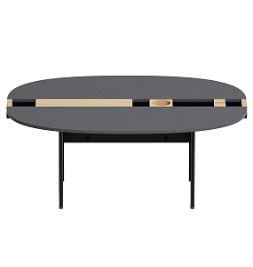 Between журнальный столик из чёрного ясеня