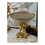 Чаша фарфоровая на двух бронзовых ангелах Eden Garden варинант исполнения - 3 | Loft Concept в Ижевске