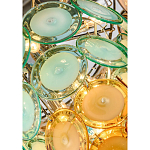 Люстра конусовидная с каскадом из разноцветных круглых подвесов Key Lustar варинант исполнения - 1 | Loft Concept в Ижевске