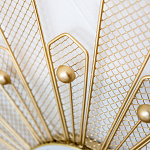 Часы настенные из металла в виде солнца с белым циферблатом Mirror Tower Clock варинант исполнения - 2 | Loft Concept в Ижевске