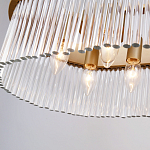 Люстра подвесная овальная со стеклянными трубками Длина 100 см Nembus варинант исполнения - 5 | Loft Concept в Ижевске