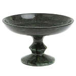 Фруктовница большая из натурального камня Змеевик Шабровский Natural Stone Fruit Bowls варинант исполнения - 1 | Loft Concept в Ижевске