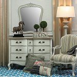 Комод бежевый в стиле Прованс Montmartre Provence Beige Wide варинант исполнения - 3 | Loft Concept в Ижевске