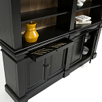 Витрина из массива сосны Sterling Showcase Black варинант исполнения - 5 | Loft Concept в Ижевске