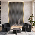 Гипсовая 3D Панель LOVE SPRUCE варинант исполнения - 1 | Loft Concept в Ижевске