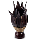 Настольная лампа черная INDONESIAN LAMPS 1 варинант исполнения - 1 | Loft Concept в Ижевске