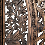 Ширма с  орнаментом ручная резьба Indian Antique Furniture варинант исполнения - 4 | Loft Concept в Ижевске