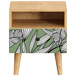 Прикроватная тумба с изображением на ящике Elise Nightstand варинант исполнения - 18 | Loft Concept в Ижевске