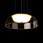 Подвесной светильник  с плоским прозрачным стеклянным плафоном Grada Light варинант исполнения - 8 | Loft Concept в Ижевске