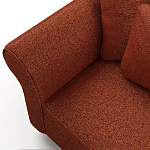 Мебельная ткань Шенилл терракотовый цвет 138 см T4-44 варинант исполнения - 3 | Loft Concept в Ижевске