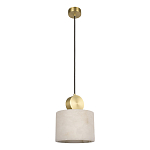 Подвесной светильник с круглым мраморным плафоном Marble square варинант исполнения - 1 | Loft Concept в Ижевске