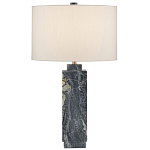 Настольная лампа с корпусом из серого мрамора Breathtaking View варинант исполнения - 3 | Loft Concept в Ижевске