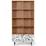 Широкий стеллаж с принтом Elise Rack варинант исполнения - 20 | Loft Concept в Ижевске