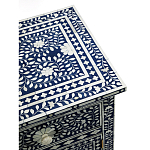 Комод инкрустация костью ORIENTAL Indian синий орнамент варинант исполнения - 4 | Loft Concept в Ижевске