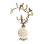 Подсвечник с декором из птиц на ветвях Birds of Paradise варинант исполнения - 1 | Loft Concept в Ижевске