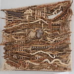 Большая Абстрактное Панно из веток и нитей Dryad Wall Art варинант исполнения - 1 | Loft Concept в Ижевске