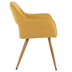 Стул в рогожке желтого цвета NEASAN STOOL варинант исполнения - 5 | Loft Concept в Ижевске