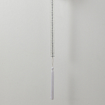 Бра с белым текстильным абажуром и хрустальными подвесками с декоративной кисточкой Lustre Reverie варинант исполнения - 5 | Loft Concept в Ижевске