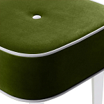 Квадратный мягкий пуф на белых ножках Winton Pouf Square варинант исполнения - 2 | Loft Concept в Ижевске