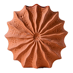 Ваза керамическая в виде круглой терракотовой морской раковины Galapagos варинант исполнения - 1 | Loft Concept в Ижевске