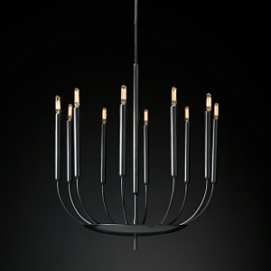 Люстра Quenouilles Round Chandelier black