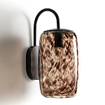 Бра с плафоном из янтарного стекла Amber Olmos Wall Lamp варинант исполнения - 2 | Loft Concept в Ижевске