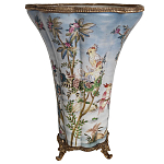 Фарфоровая ваза с изображением попугаев Eden Garden варинант исполнения - 2 | Loft Concept в Ижевске