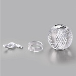 Настольная лампа с прозрачным шарообразным плафоном на цилиндрической подставке Crystal Globule варинант исполнения - 7 | Loft Concept в Ижевске