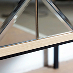 Шкаф с 2-мя зеркальными дверцами Serena Mirror Cabinet варинант исполнения - 5 | Loft Concept в Ижевске