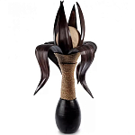 Настольная лампа черная INDONESIAN LAMPS 1 варинант исполнения - 1 | Loft Concept в Ижевске