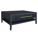 Кофейный стол Primo с двумя ящиками Черный дуб варинант исполнения - 9 | Loft Concept в Ижевске