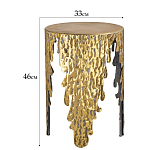 Столик дизайнерский Copper streaks варинант исполнения - 5 | Loft Concept в Ижевске