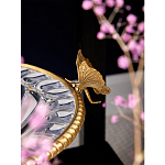 Чаша из прозрачного стекла с бронзовым ободком и фигурками бабочек Eden Garden варинант исполнения - 4 | Loft Concept в Ижевске