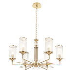 Люстра с 6-ю цилиндрическими стеклянными плафонами Jeanette варинант исполнения - 3 | Loft Concept в Ижевске