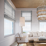 Люстра трехъярусная с декором из круглых деревянных бусин с кисточками Gray Brown Wooden Beads Chandelier варинант исполнения - 4 | Loft Concept в Ижевске